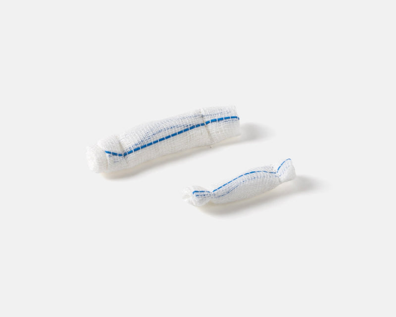 Compresse de Gaze 7.5x7.5cm, 17 fils, 12 plis, RX, Roulées, Stérile double emballage - VicartMed