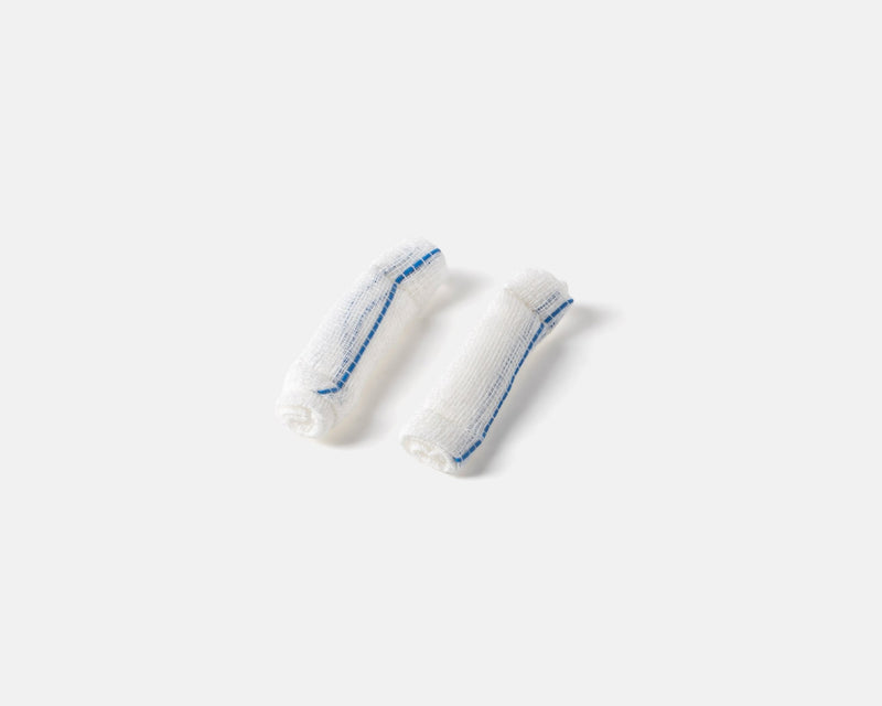 Compresse de Gaze 7.5x7.5cm, 17 fils, 12 plis, RX, Roulées, Stérile double emballage - VicartMed