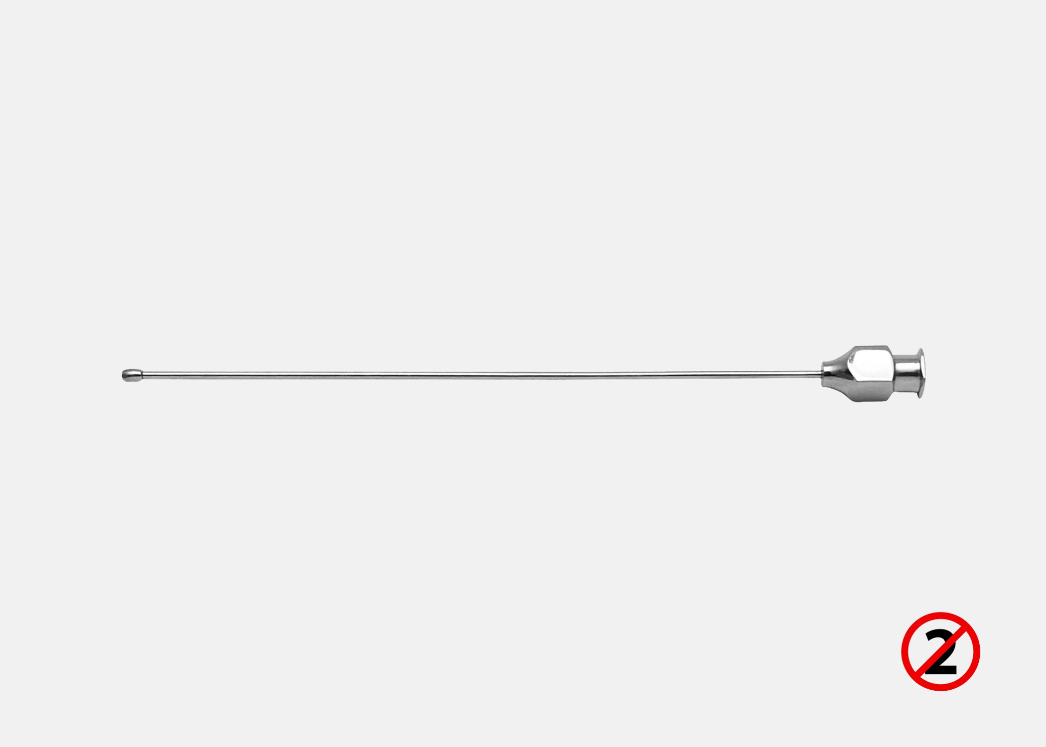 Aiguille Boutonnée Métallique 1,0x100mm, stérile (1) - USAGE UNIQUE - VicartMed